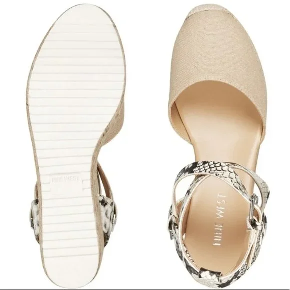 🆕️ Nine West Ava Wedge Espadrilles Platform sandals 6, 7, 7.5, 8.5, 9 and 10 - Picture 8 of 11